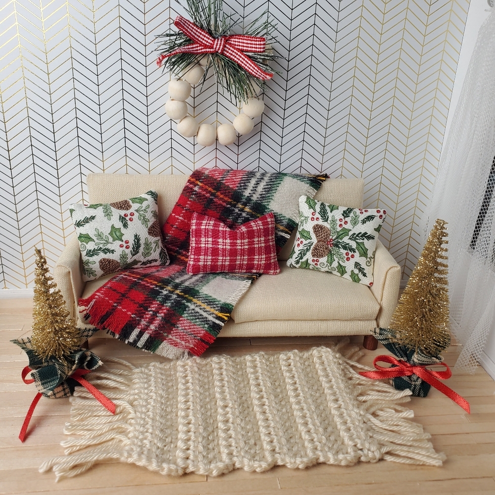 Miniature Dollhouse Christmas Holiday Decor Decations Set 1:12 Scale
